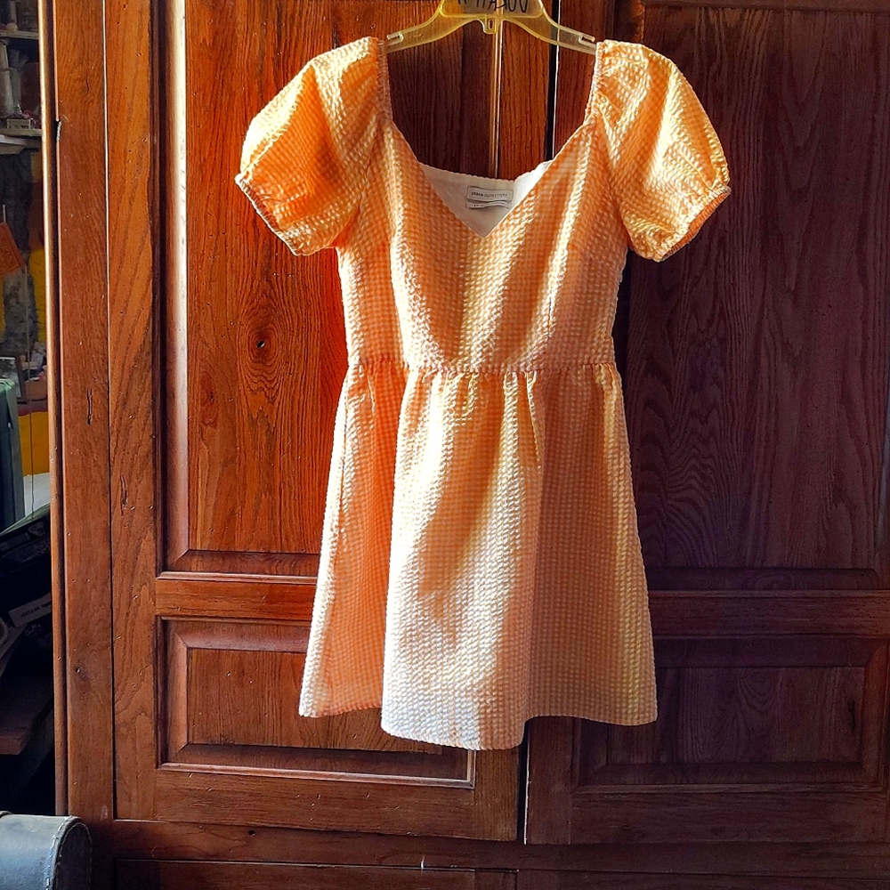 Urban Outfitters Orange Mini Dress